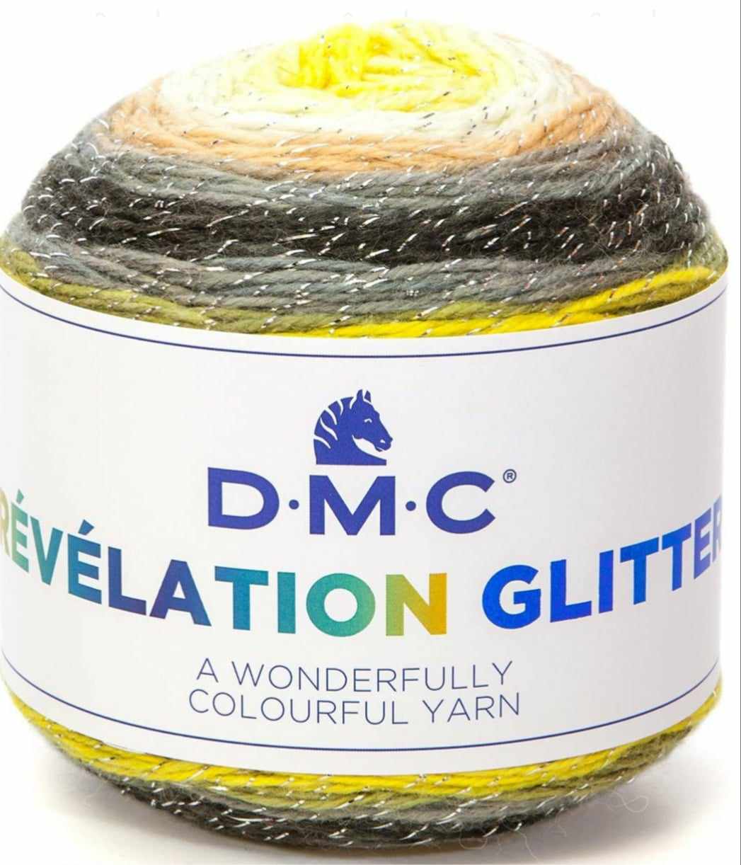 Laine révélation glitter dmc 503