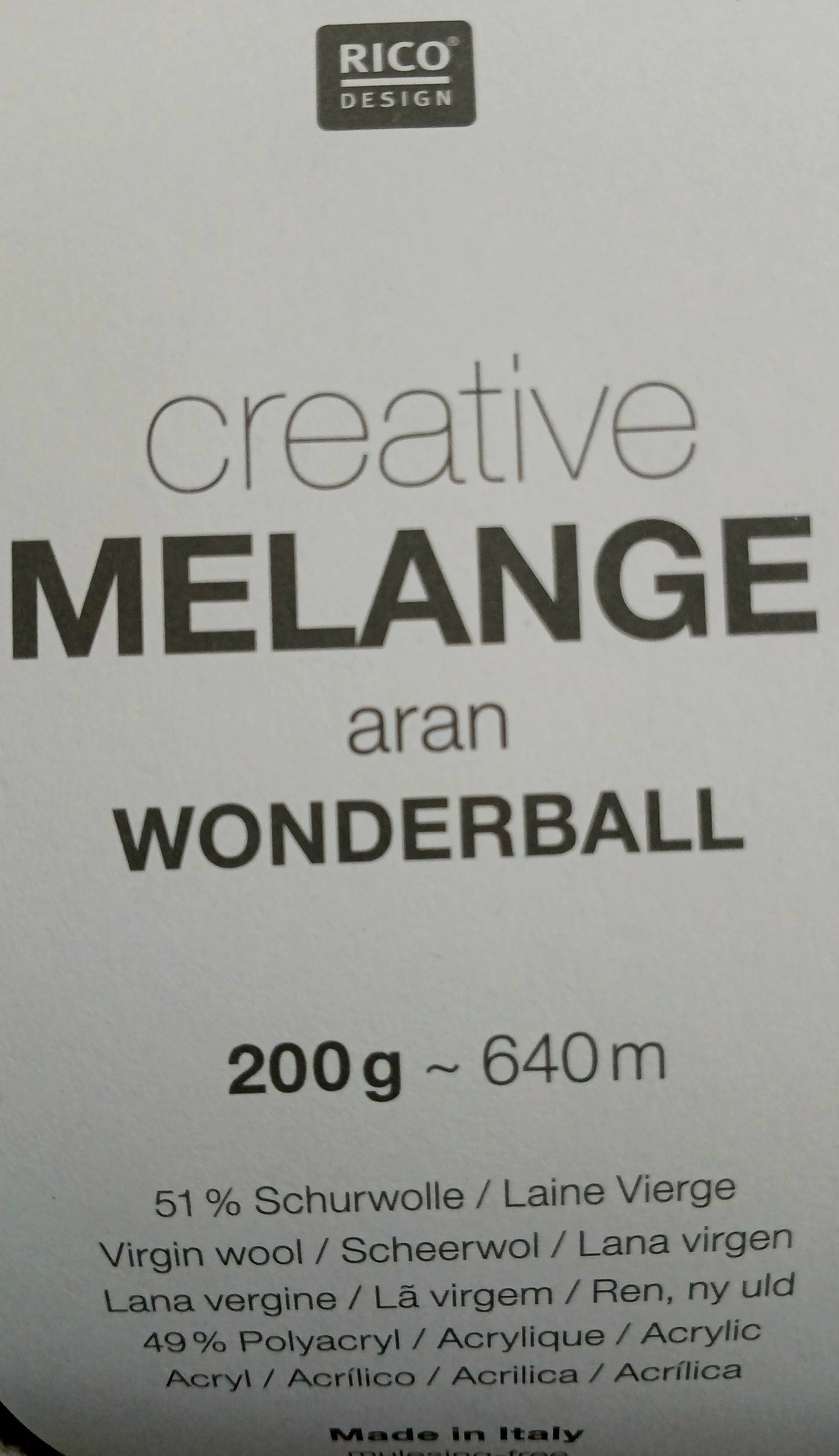 Rico creative Mélange aran wonderball