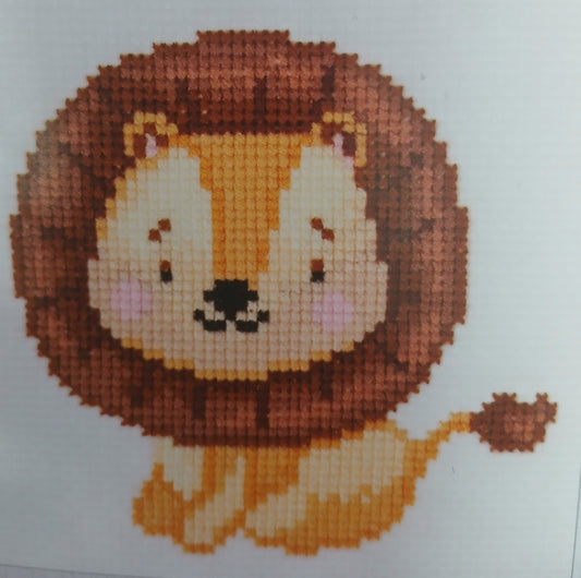 Kit point de croix lion