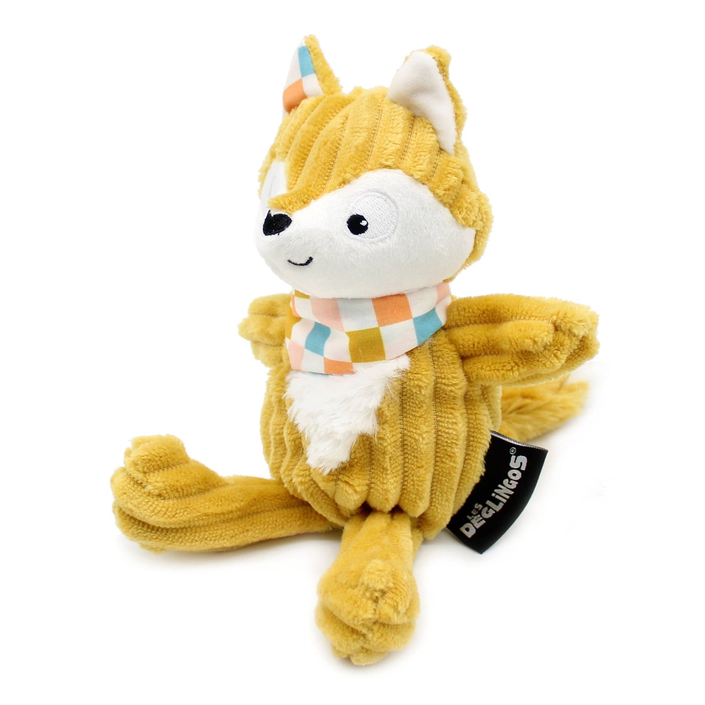Les Déglingos Small Simply Peluche Cyranos le Renard avec boîte cadeau