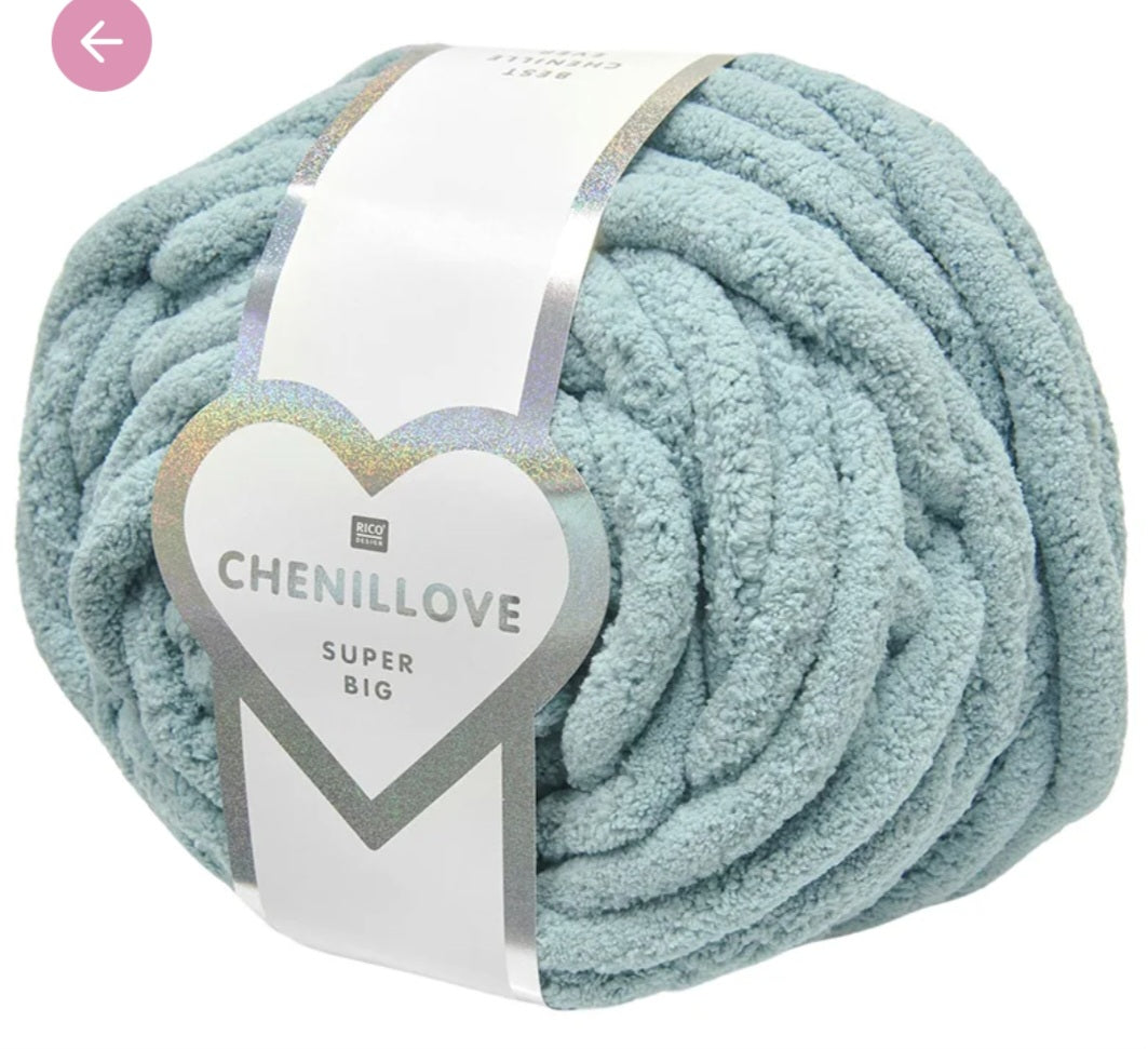 Rico chenillove Super Big Aqua
