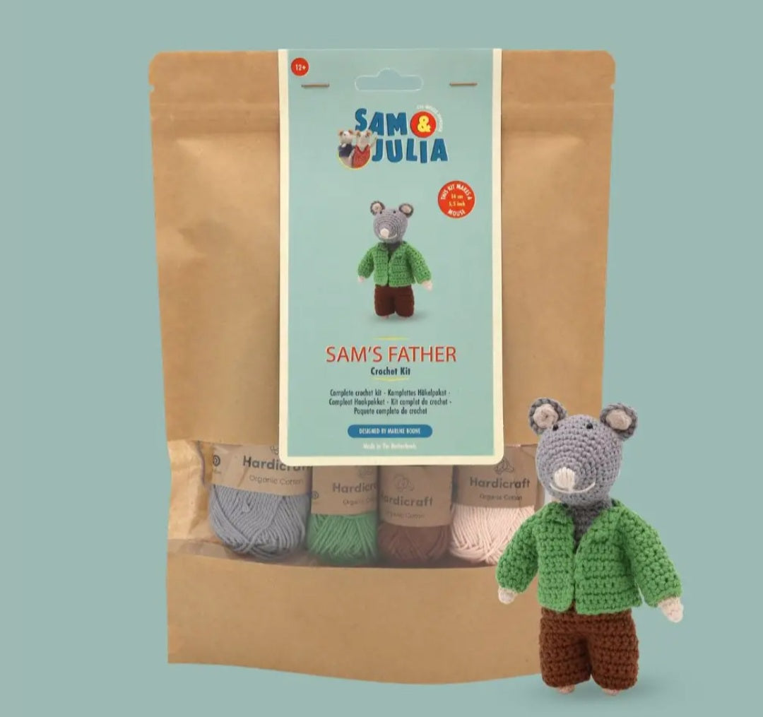 Kit crochet La souris du père Sam