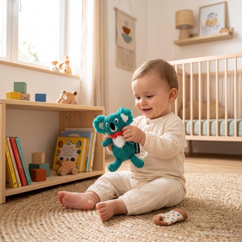 PETITE PELUCHE SIMPLE + BOÎTE CADEAU BERLINGOS LE KOALA